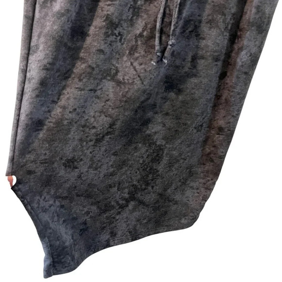 Fashion Nova Knit Tie Dye Skirt Size Medium Drawstring Pockets Comfy Stretch - Picture 3 of 5